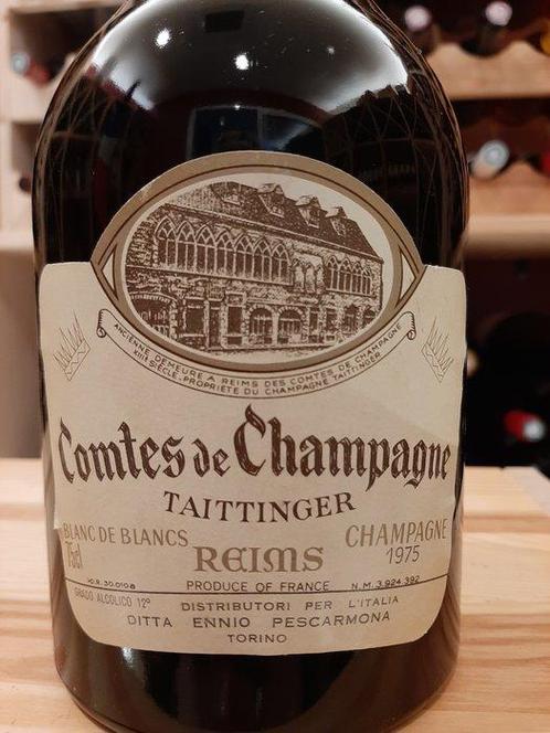 1975 Taittinger, Comtes de Champagne - Champagne Blanc de, Verzamelen, Wijnen