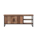 *WOONWINKEL* DTP Home Timeless Beam Teak Tv-meubel Industrie, Huis en Inrichting, Kasten | Televisiemeubels, Verzenden, Nieuw