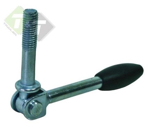Spindel Neuswielklem, Vouwbaar, M12x170mm, Auto diversen, Aanhangwagen-onderdelen, Nieuw, Ophalen of Verzenden