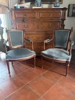 Fauteuil en cabriolet (2) - Walnoot - Paar fauteuils