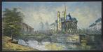 Ecole du XXème siècle - Vu sur la seine et Notre Dame de