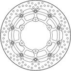 Remschijf voor MOTO MASTER 112277 HALO 5,5MM RACING SERIES, Ophalen of Verzenden, Nieuw