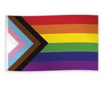 Gekleurde Pride Vlag 1,5m, Verzenden, Nieuw