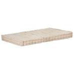 Palletkussen 120x80x10 | Tweedekansje | Tuinmeubelen, Huis en Inrichting, Ophalen of Verzenden, Nieuw, Beige