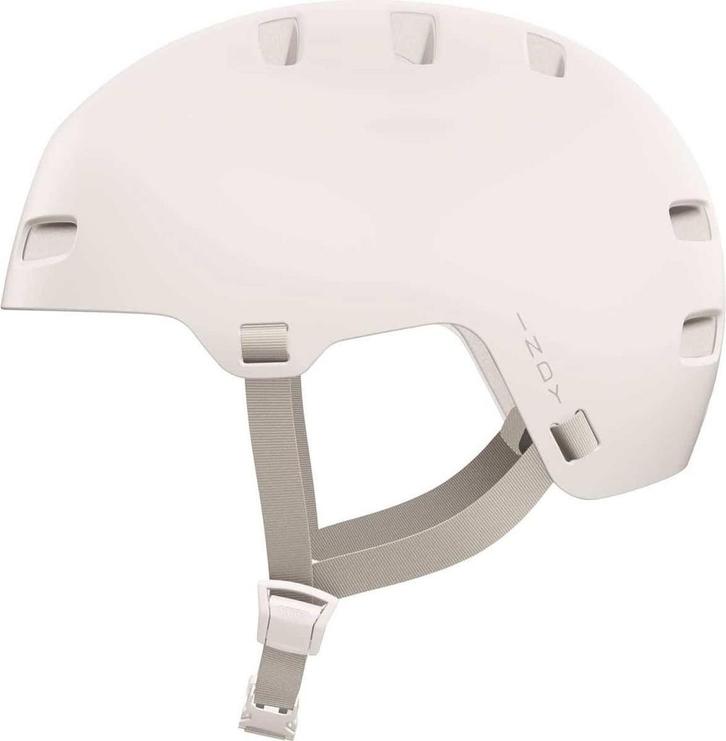 Abus helm Indy pure white L 57-61cm, Fietsen en Brommers, Fietsaccessoires | Fietshelmen, Zo goed als nieuw, Ophalen of Verzenden