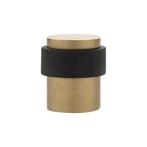 Deurstopper vloermontage 30x40mm getrommeld messing, Doe-het-zelf en Verbouw, Hang- en Sluitwerk, Ophalen of Verzenden, Nieuw