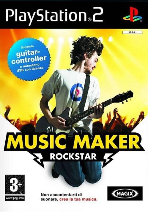 Music Maker Rockstar-Standaard (PlayStation 2) Gebruikt, Spelcomputers en Games, Games | Sony PlayStation 2, Zo goed als nieuw