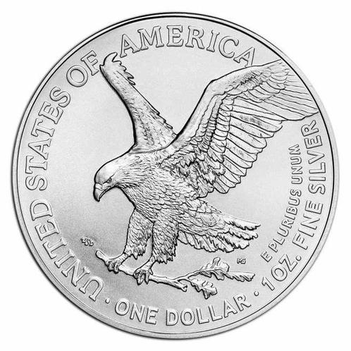 Verenigde Staten. 1 Dollar 2023 1oz American Silver Eagle, Postzegels en Munten, Munten | Europa | Niet-Euromunten