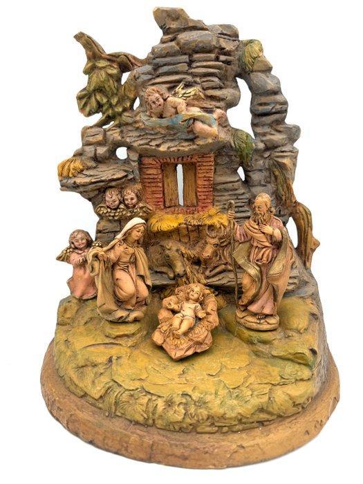 Beeld, Kerstgroep - 38 cm - kunststof, Antiek en Kunst, Antiek | Boeken en Bijbels