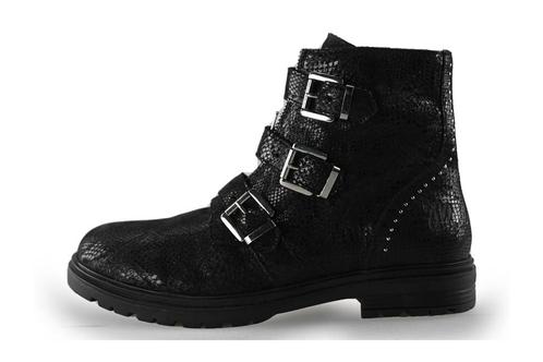 Muyters Biker boots in maat 39 Zwart | 10% extra korting, Kleding | Dames, Schoenen, Zwart, Zo goed als nieuw, Overige typen, Verzenden
