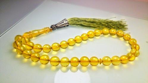 Gepolijst - Barnsteen - Baltic Amber meditation Rosary -, Verzamelen, Mineralen en Fossielen