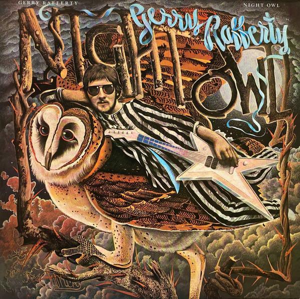 LP gebruikt - Gerry Rafferty - Night Owl, Cd's en Dvd's, Vinyl | Rock, Zo goed als nieuw, Verzenden