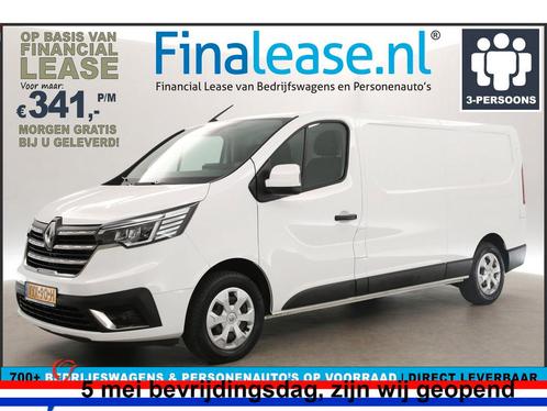 Renault Trafic 2.0 dCi T30 L2H1 Airco Cruise Carplay €341pm, Auto's, Bestelauto's, Lease, Handgeschakeld, Diesel, Renault, Wit