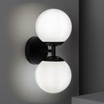 ACTIE: Wandlamp modern Dublo glazen bollen modern e27 FOIR, Huis en Inrichting, Lampen | Wandlampen, Nieuw, Verzenden