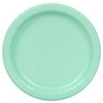 Mint Groene Borden 23cm 16st, Verzenden, Nieuw