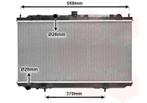 RADIATOR VOOR NISSAN PRIMERA P12 2002-2008 21410BV010, Ophalen of Verzenden, Nieuw