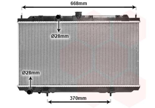 RADIATOR VOOR NISSAN PRIMERA P12 2002-2008 21410BV010, Auto-onderdelen, Airco en Verwarming, Nieuw, Ophalen of Verzenden