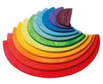 Grimms - Houten Halve Cirkels Regenboog 38 cm, Nieuw