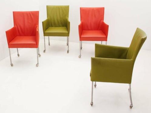 Vergaderstoelen (set van 4) Bert Plantagie Arc - 2x oranje, Zakelijke goederen, Kantoor en Winkelinrichting | Kantoormeubilair en Inrichting