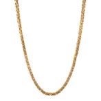 Gouden konings collier 64.5 cm 14 karaat, Verzenden, Zo goed als nieuw, Goud, Goud