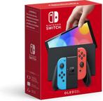 Nintendo Switch OLED - Blauw Rood - 64GB, Verzenden, Nieuw