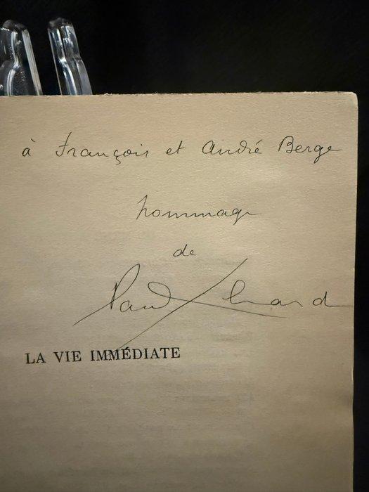 Paul Éluard - La Vie Immédiate [envoi de lauteur à François, Antiek en Kunst, Antiek | Boeken en Bijbels