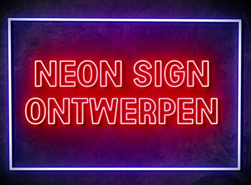 NEON SIGN ONTWERPEN - LED neon reclame borden - Lichtrecl..., Zakelijke goederen, Overige Zakelijke goederen, Verzenden