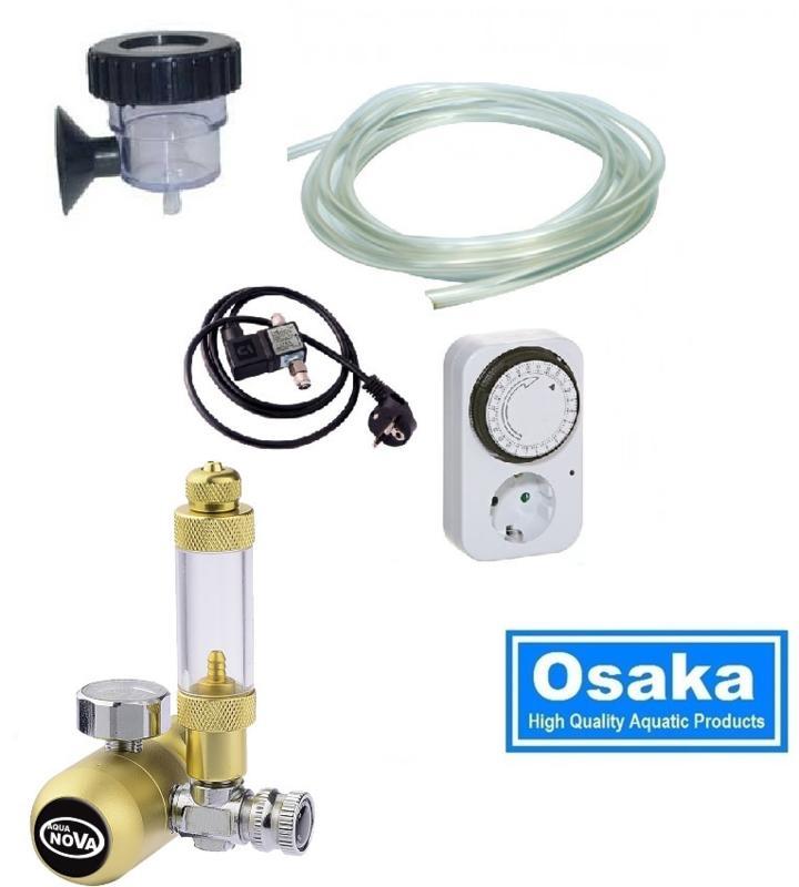Osaka Hervulbare CO2 set incl. Magneetventiel - aquarium CO2, Dieren en Toebehoren, Vissen | Aquaria en Toebehoren, Filter of Co2