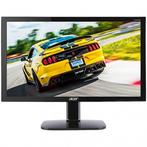 Acer KA240HQ - 24 inch - 1920x1080 - DVI - HDMI - VGA - Zwar, Verzenden, Nieuw