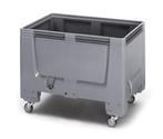 Magazijnbakken Palletbox gesloten met 4 wielen 120x80x93cm, Ophalen of Verzenden
