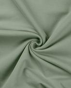 French Terry Brushed Dusty Mint, Hobby en Vrije tijd, Stoffen en Lappen, Nieuw, Groen