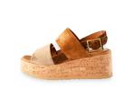 VIA VAI Sandalen in maat 40 Bruin | 10% extra korting, Kleding | Dames, Schoenen, Bruin, Verzenden, Sandalen of Muiltjes, Zo goed als nieuw