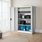 Archiefkast met 4 planken 140x90x40cm - grijs, Huis en Inrichting, Kasten | Roldeurkasten en Archiefkasten, Verzenden, Nieuw