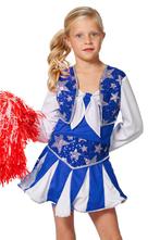 Cheerleader Pakje Blauw Kind, Nieuw, Verzenden