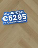 -21% | Actie vloer Plak PVC Visgraat Donker eiken - OP = OP!, Huis en Inrichting, Stoffering | Vloerbedekking, Ophalen, Nieuw