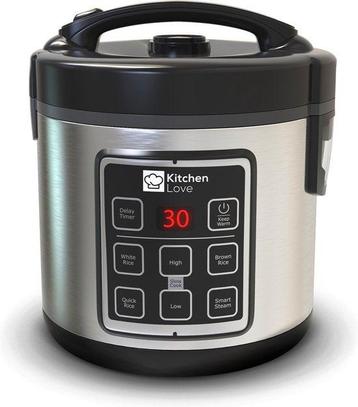 2dekans | KitchenLove Rijstkoker met Stomer - 1.8L - beschikbaar voor biedingen