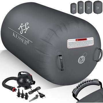 Grote opblaasbare fitnessrol - air roll - 120x75 cm - met beschikbaar voor biedingen