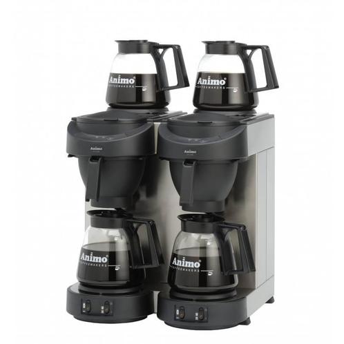 Animo Koffiemachine dubbel met 4 kannen, Zakelijke goederen, Horeca | Keukenapparatuur, Verzenden