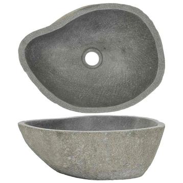 Ovale Riviersteen Wastafel | Retourdeal | Limited Stock!... beschikbaar voor biedingen