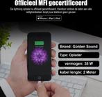 2dekans | Golden Sound 35W Originele Super Snellader - Lader, Telecommunicatie, Mobiele telefoons | Telefoon-opladers, Ophalen of Verzenden