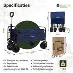EasLife Bolderkar - Opvouwbaar - Bolderwagen - met Regen, Ophalen of Verzenden, Nieuw