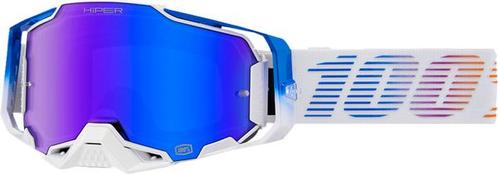 100% Armega Crossbril Neo - Hiper Blauw spiegel lens ( 2024, Motoren, Onderdelen | Overige, Nieuw, Verzenden