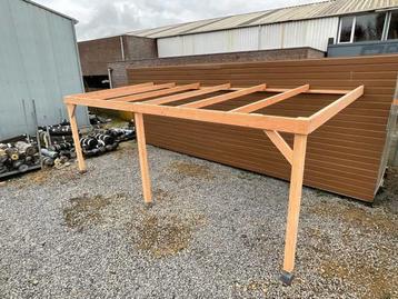 Veiling - Carportframe muuraanbouw  500x300x215 cm beschikbaar voor biedingen
