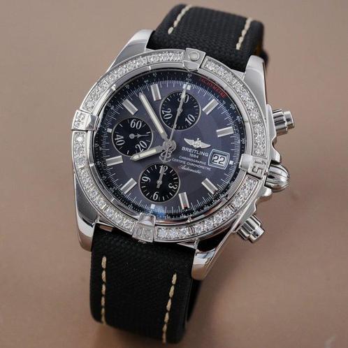 Breitling - Chronomat Evolution Diamond Bezel Chronograph -, Sieraden, Tassen en Uiterlijk, Horloges | Heren