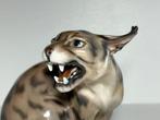 Dahl Jensen Porcelain Company - Beeldje - Hissing Lynx –, Antiek en Kunst, Antiek | Glas en Kristal