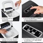 2dekans | KitchenBrothers IJsblokjesmachine – Incl. IJsschep, Ophalen of Verzenden