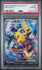 Pikachu ex (WCS23 001) PSA 10, Ophalen of Verzenden, Nieuw