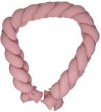 MamaLoes Soft Cotton Licht Roze 210 cm Braided Bedbumper, Kinderen en Baby's, Verzenden, Nieuw