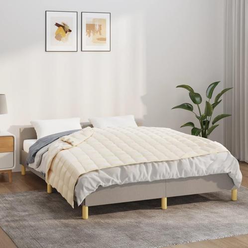 Verzwaringsdeken 7kg Lichtcreme | Retourdeal | 41% Korting, Huis en Inrichting, Slaapkamer | Beddengoed, Beige, Nieuw, Deken of Dekbed