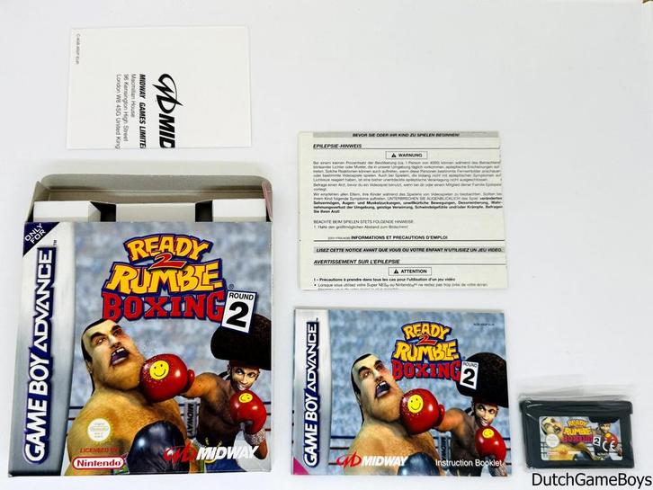 Gameboy Advance / GBA - Ready 2 Rumble Boxing - Round 2 - EU, Spelcomputers en Games, Games | Nintendo Game Boy, Gebruikt, Verzenden